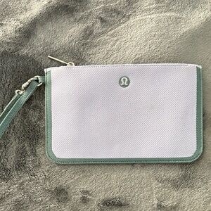 lululemon athletica White and Green Clutch
